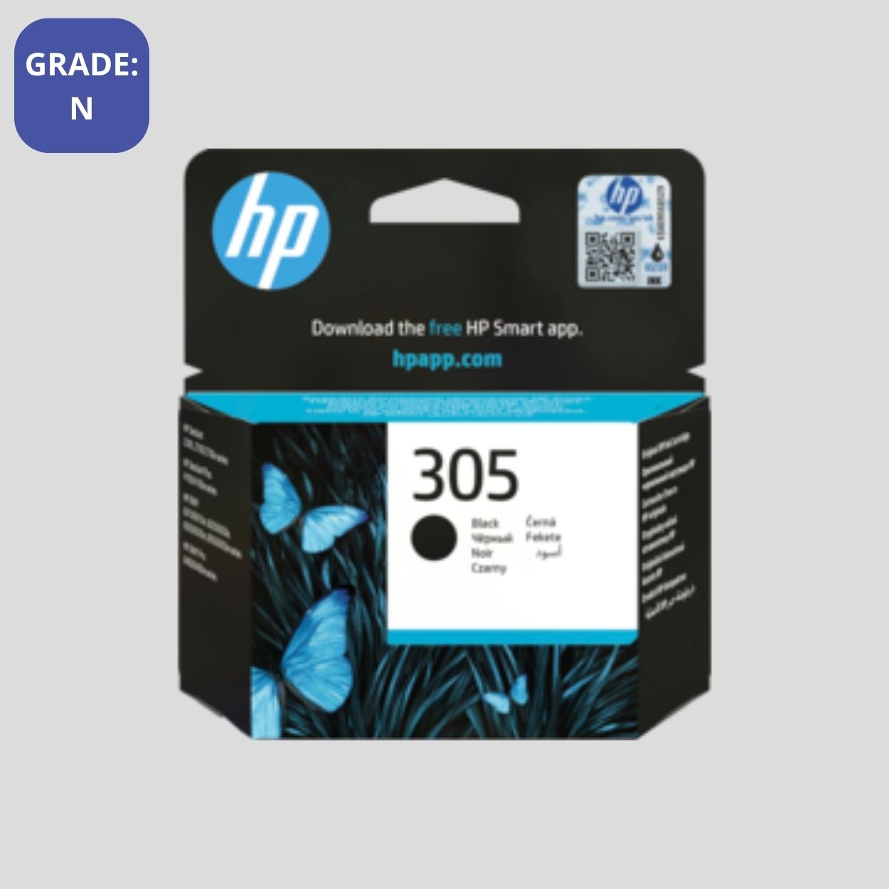 HP 305 - Sort 120 sider Blæk