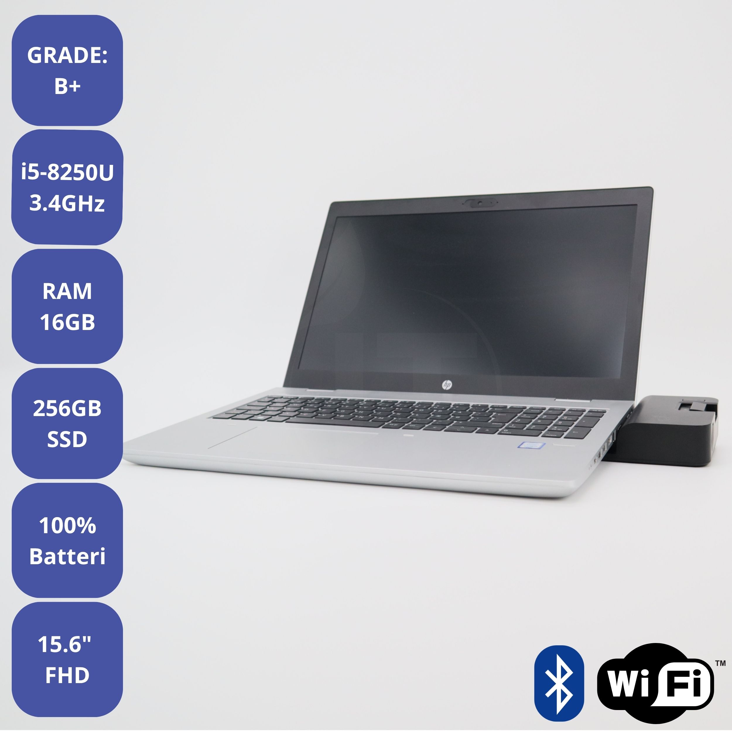 HP ProBook 650 G4 + Docking Station