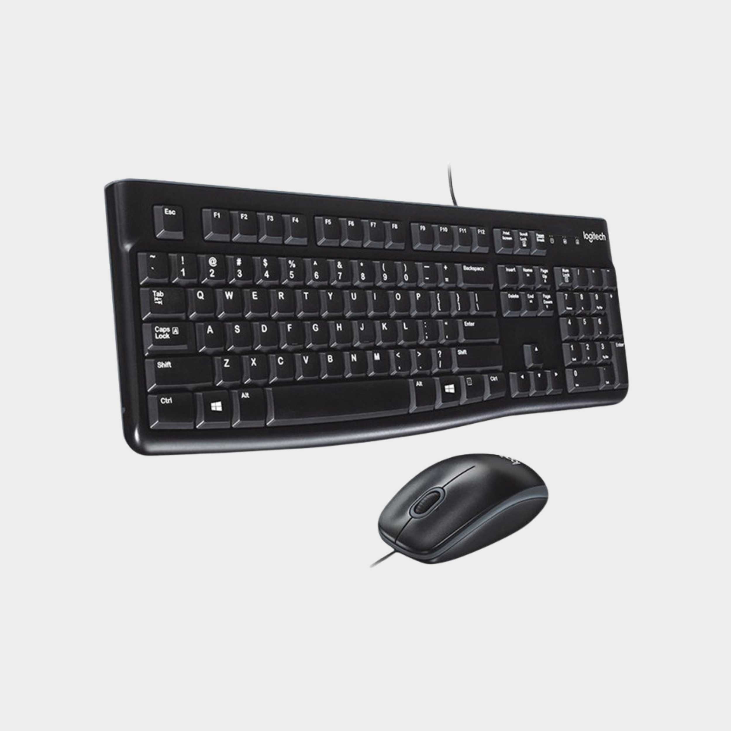 Logitech Logitech Desktop MK120 Sæt med mus og tastatur Kablet Nordisk