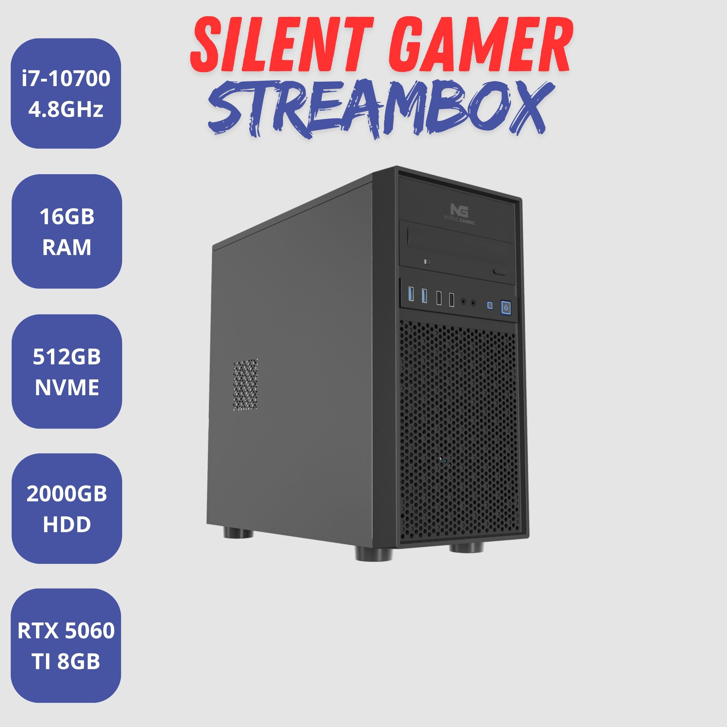 Refurb Silent Gamer - StreamBox